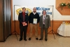 ARCA - Jimmy Tucker accepting the award for Frank Jiovani with  Jeff Horan (L) and Dave DeHem (R)